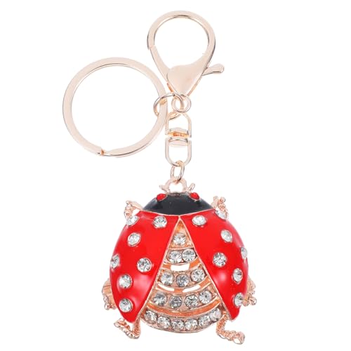 JEWEDECO Metall Schlüsselanhänger Marienkäfer Für Frauen Und Männer Modischer Taschenanhänger Kreative Schlüsselanhänger Dekoration Zubehör Leicht Und Kompakt von JEWEDECO