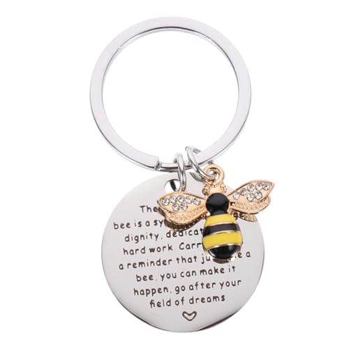 JEWEDECO Schlüsselanhänger-zubehör Bienen-schlüsselanhänger Metall-Bienen- Für Rucksack Abschlussfeier Lehrergeschenk von JEWEDECO