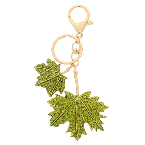 JEWEDECO Metallschlüsselanhänger in Ahornblattform Dekorativer Schlüsselanhänger Zum Aufhängen Langlebig Und Kreativ von JEWEDECO