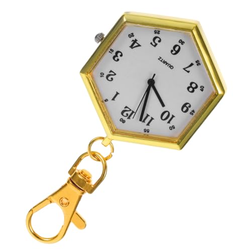 JEWEDECO Schlüsselanhängeruhr Mit Schnappverschluss Taschen-Uhr Schlüsselanhänger Für Ärzte Krankenschwestern Und Andere Berufsgruppen Aus Hochwertigen Materialien Gefertigt von JEWEDECO