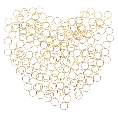 JEWEDECO 600 Stück Rund Schlüsselanhänger Aus Metall Für Autoschlüssel Haushaltsschlüssel Erkennungsmarken DIY Zubehör Schlüsselorganizer Schlüsselanhänger Verbindung Kartenhalter von JEWEDECO