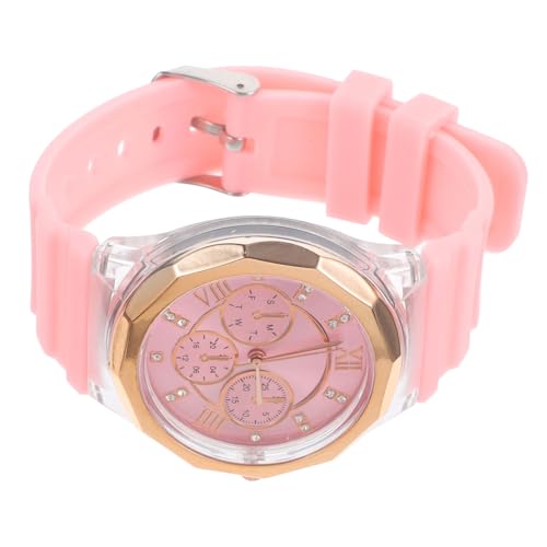 JEWEDECO Armbanduhr Für Damen Mit Silikonband Schmetterlingsuhr Praktische Und Robuste Damenuhr Für Täglichen Gebrauch von JEWEDECO