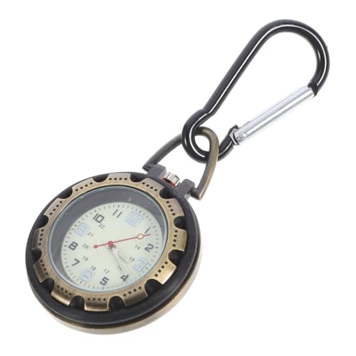 JEWEDECO Taschenuhr Mit Karabinerhaken Tragbare Uhr Für Backpacker Robuste Hängeuhr Kompakt Und Langlebig JEWEDECO Taschenuhr Mit Karabinerhaken Tragbare Uhr Für Backpacker Robuste Hängeuhr Kompakt Und Langlebig von JEWEDECO