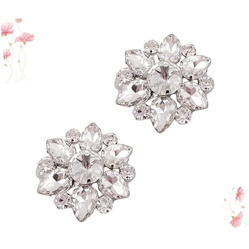 JEWEDECO Schuhclips mit Funkelnden Strasssteinen Abnehmbare Schuhschmuck Deko für Damen Vielseitig für Pumps Sandalen Boots als für Braut und Party von JEWEDECO