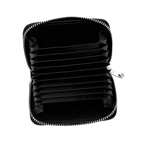 JEWEDECO Schwarzes Wechselgeldbörse Mit Kartenfächern Echtes Karten Wallet Für Kleingeld Und Karten Portable Geldbörse Für Den Täglichen Gebrauch JEWEDECO Schwarzes Wechselgeldbörse Mit Kartenfächern Echtes Karten Wallet Für Kleingeld Und Karten Portable Geldbörse Für Den Täglichen Gebrauch von JEWEDECO