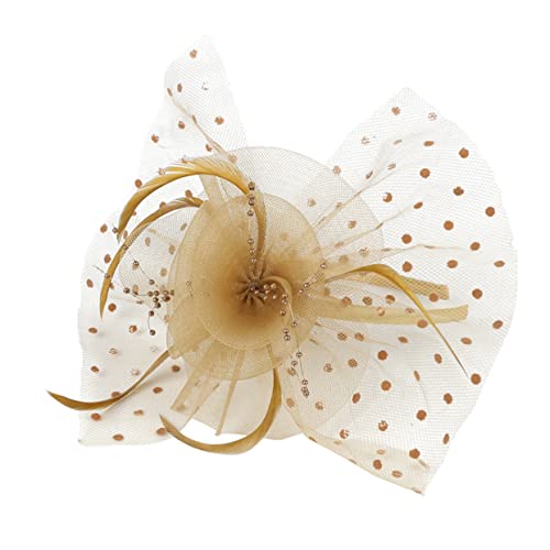 JEWEDECO Fascinator-hut Netz-stirnband Haarband Party Cosplay Kopfschmuck Blumenschleier Stirnband Hochzeit Geburtstag von JEWEDECO