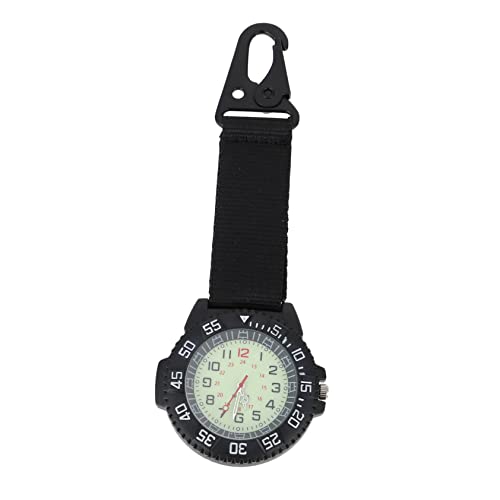JEWEDECO Karabinerhaken-Uhr Digitale Taschenuhr für Outdoor-Aktivitäten Backpacker-Uhr zum Aufhängen Schnalle von JEWEDECO