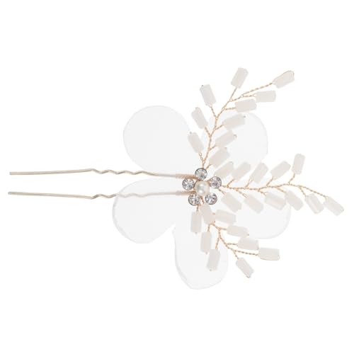 JEWEDECO Elegante Haarnadel Aus Metall Einzigartiges Handgefertigtes Braut-kopfstück Für Frauen U-förmiges Pin-accessoire von JEWEDECO