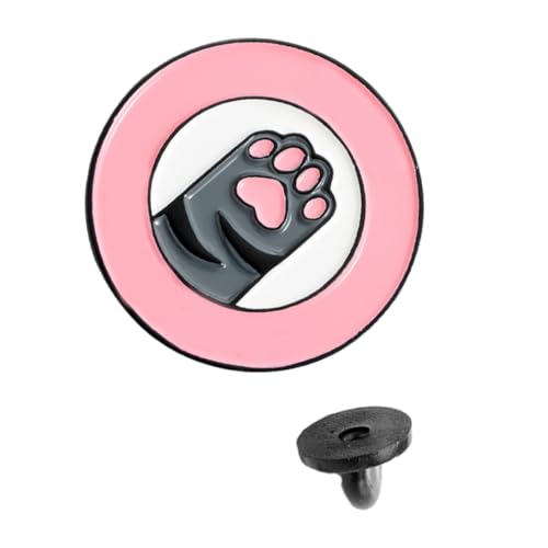JEWEDECO Rundes Anstecker-dekor Katzenkrallen-brosche Stilvolle Corsage Dekorative Brosche Kleidungsdekoration Aus Hochwertiger Legierung Mit Kreativem Muster Für Anzüge Und Mehr von JEWEDECO