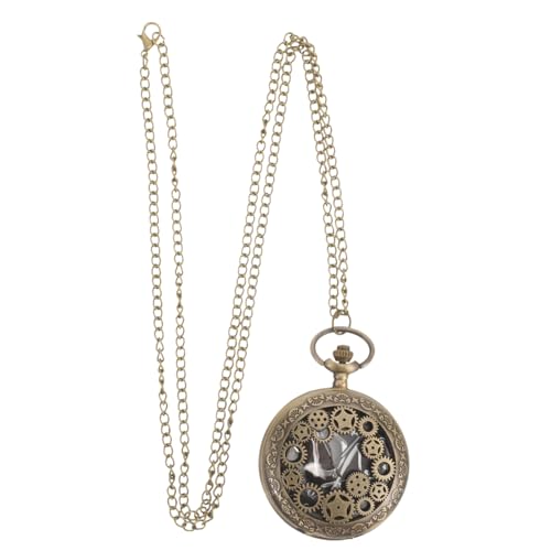 JEWEDECO Taschenuhr Mit Kette Vintage Retro Herren Damen Uhr Metall Leichte Uhr Für Taschen JEWEDECO Taschenuhr Mit Kette Vintage Retro Herren Damen Uhr Metall Leichte Uhr Für Taschen von JEWEDECO
