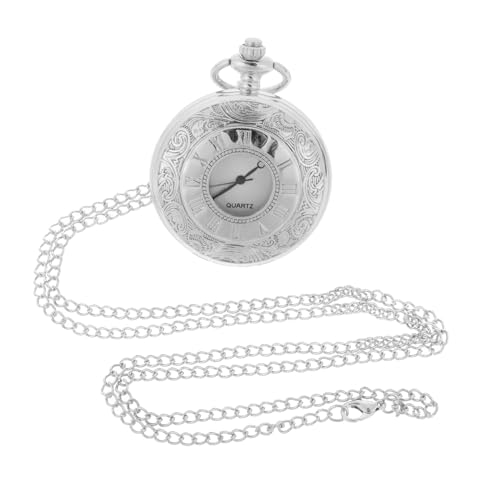 JEWEDECO Antike Taschenuhr Mit Kette Für Und Romantisches Design Mit Römischen Zahlen Und Langlebig Für Vintage- Und Besondere Anlässe von JEWEDECO
