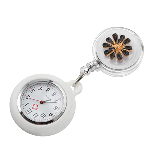 JEWEDECO Hängende Uhr Armbanduhr Für Damen Einziehbare Uhr Starker Sicherheitsclip Für Krankenschwestern von JEWEDECO
