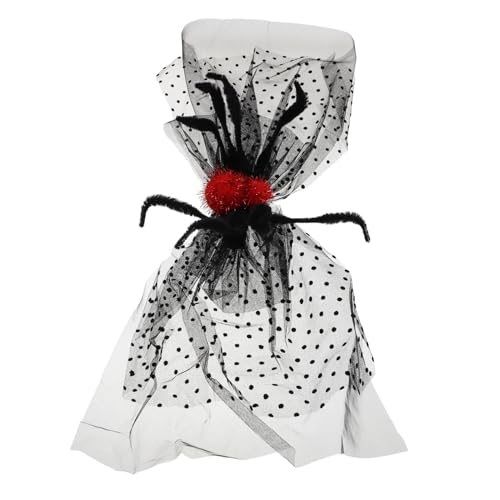 JEWEDECO Tüllschleifen Haarspangen Netz Schleifen Kopf Schmuck Gothic Feenhexen Stil Halloween Party Accessoire Damen Geburtstag Karneval Anlass von JEWEDECO