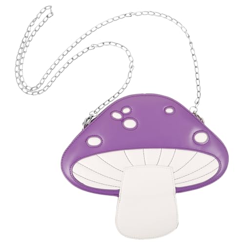 JEWEDECO Pilz-geldbörse Umhängetasche Lässige Geldbörse Sommer-Tasche Praktische Tasche Zum Tragen Zum Umhängen Für Damen Für Lippen Brille Kreditkarte Handy Und Schlüssel von JEWEDECO