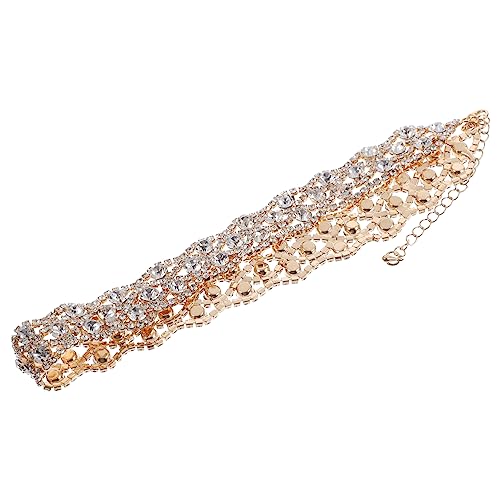 JEWEDECO Strass-halskette Schlüsselbeinkette Halskettenschmuck Mit Strasssteinen Für Besondere Anlässe Und Partys Verstellbare Für Perfekten Sitz von JEWEDECO
