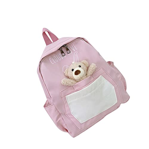 JEWEDECO Bär Schultasche Für Mädchen Kinderrucksack Mit Cartoon-Muster Passend Für Bücher Und Persönliche Gegenstände JEWEDECO Bär Schultasche Für Mädchen Kinderrucksack Mit Cartoon-Muster Passend Für Bücher Und Persönliche Gegenstände von JEWEDECO