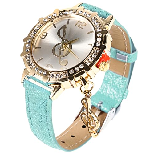 JEWEDECO Damen Armbanduhr Mit Funkelndem Design Atmungsaktiver Band Elegante Quartz-Uhr Für Freizeit Und Büro Perfektes Für Frauen Und Mädchen von JEWEDECO