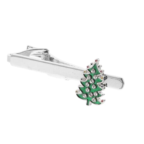 JEWEDECO Weihnachtsbaum Krawattenclip Für Herren Festlicher Krawattenhalter Langlebige Krawattenklammer Aus Robustem Material Für Weihnachten Hochzeiten Und Besondere Anlässe von JEWEDECO
