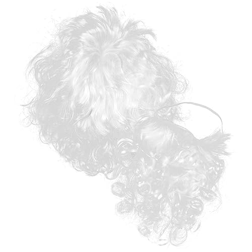 JEWEDECO Weihnachtsfigur Satz Mit Perücke Und Bart Für Cosplay-weihnachtsmann-kostüm Für Weihnachtsfeiern Und Auftritte von JEWEDECO