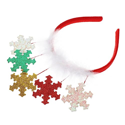JEWEDECO christmas haarreif christmas headband weihnachtliche kopfbedeckung weihnachtskopfkissen Weihnachtsbaum-Stirnbänder Haarschmuck Weihnachtsstirnband für den Urlaub Plastik von JEWEDECO