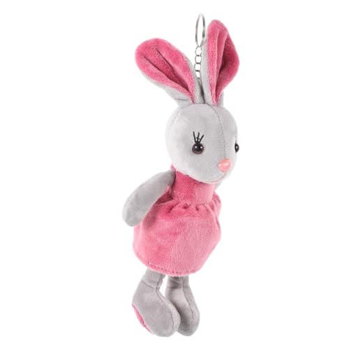 JEWEDECO Plüschpuppe Schlüsselanhänger Hasen Design Taschenanhänger Autoschlüsselanhänger Dekorativ Anhänger von JEWEDECO