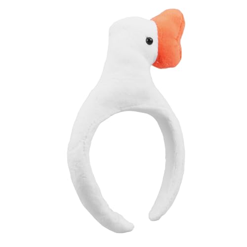 JEWEDECO Lustiges Enten Stirnband Aus Plüsch Für Partys Kostüme Und Fotoshootings Ebene Kopfschmuck Für Erwachsene Und Kinder Für Ostern Und Cosplay von JEWEDECO