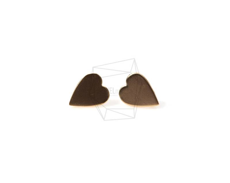 Erg-193-Mg/2 Stück Herz Ohrring Post 8mm X 9mm Matt Vergoldet Über Messing Schmuckherstellung Erg-193-Mg/2 Stück Herz Ohrring Post 8mm X 9mm Matt Vergoldet Über Messing Schmuckherstellung von JEWELMECCA