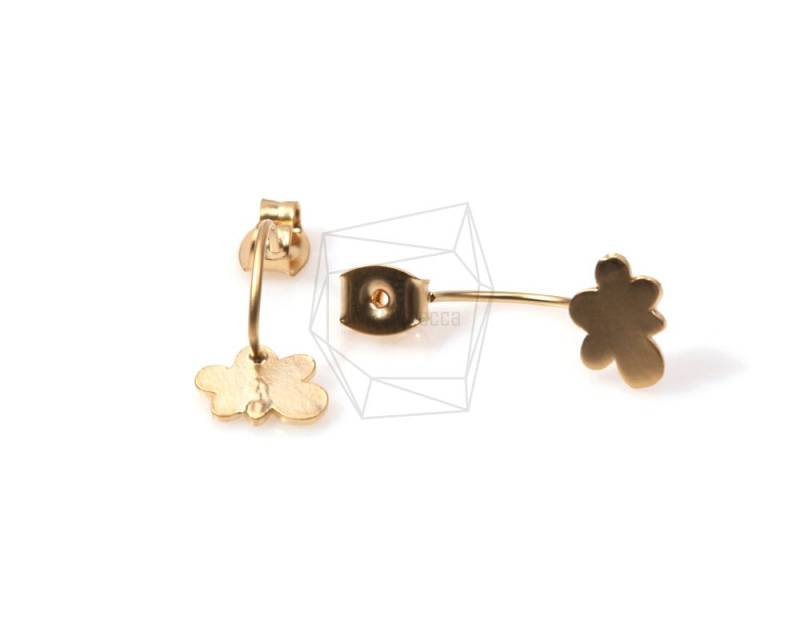Erg-259-Mg/2stück/Wolkenohrclutch/Ohrring-Verschlüsse/ 10mm X 22mm/Mattes Vergoldet Über Messing/Schmuckherstellung Erg-259-Mg/2stück/Wolkenohrclutch/Ohrring-Verschlüsse/ 10mm X 22mm/Mattes Vergoldet Über Messing/Schmuckherstellung von JEWELMECCA