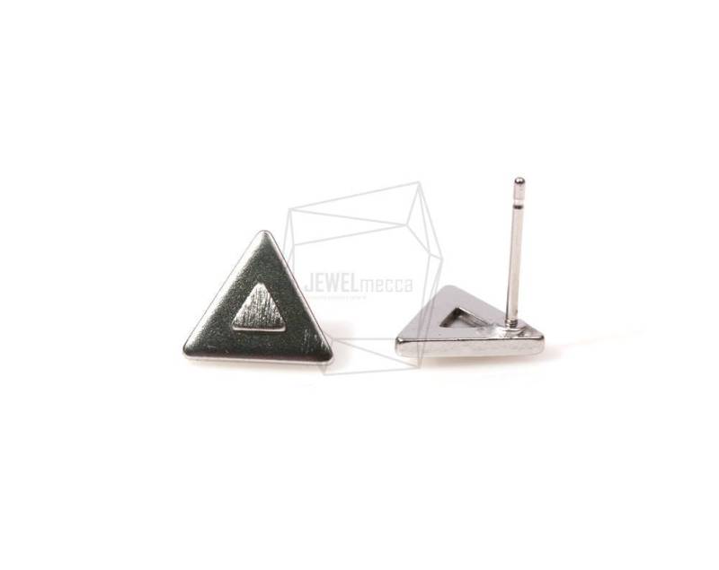Erg-486-Mr/2 Stück Outline Dreieck Ohrring 10mm X 9mm Matt Rhodiniert Über Messing Schmuckherstellung Erg-486-Mr/2 Stück Outline Dreieck Ohrring 10mm X 9mm Matt Rhodiniert Über Messing Schmuckherstellung von JEWELMECCA