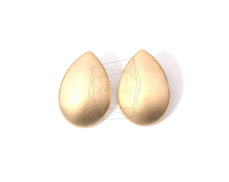 Erg-568-Mg/2 Stück Tear Drop Brush Texturierte Ohrstecker 20 Mm X 30 Matt Vergoldet Über Messing, Titan Post/Schmuckherstellung Erg-568-Mg/2 Stück Tear Drop Brush Texturierte Ohrstecker 20 Mm X 30 Matt Vergoldet Über Messing, Titan Post/Schmuckherstellung von JEWELMECCA