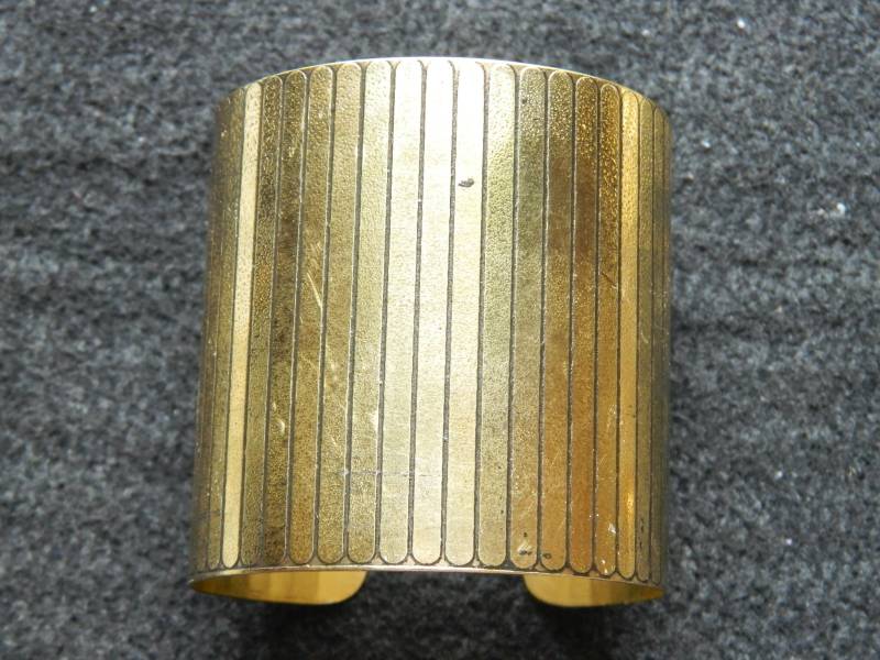 Boho Stacking Armreif Antik Look Modeschmuck Handgemachte Breite Armspange Gold Statement Geschenk Für Sie von JEWELRYMAKINGART