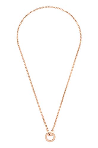 JEWELS BY LEONARDO Damen Halskette Piccola Edelstahl/roségold 43 cm Darlin's Clip klein 015904 von JEWELS BY LEONARDO