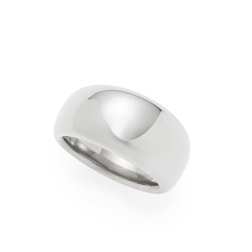 JEWELS BY LEONARDO Ring Georgette • Statement-Ring aus silberfarbenem Edelstahl • massive, glatte Oberfläche mit sich verjüngender Ringschiene • Gr. 19 (60) • Schmuck Geschenk für Frauen • 025477 von JEWELS BY LEONARDO