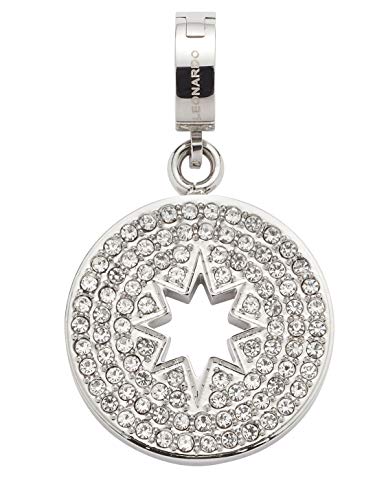 Jewels by Leonardo DARLIN'S Damen-Anhänger Elvira, Edelstahl mit klaren Schliff-Kristallen, Clip & Mix System, Größe (B/H/T): 18/31/8 mm, 016863 von JEWELS BY LEONARDO