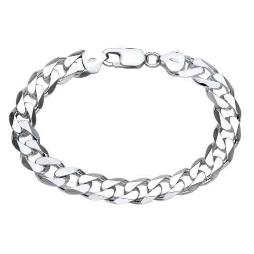 JEWLIX 925 Silber Panzerarmband 9mm PA0095 (Länge: 23cm) von JEWLIX