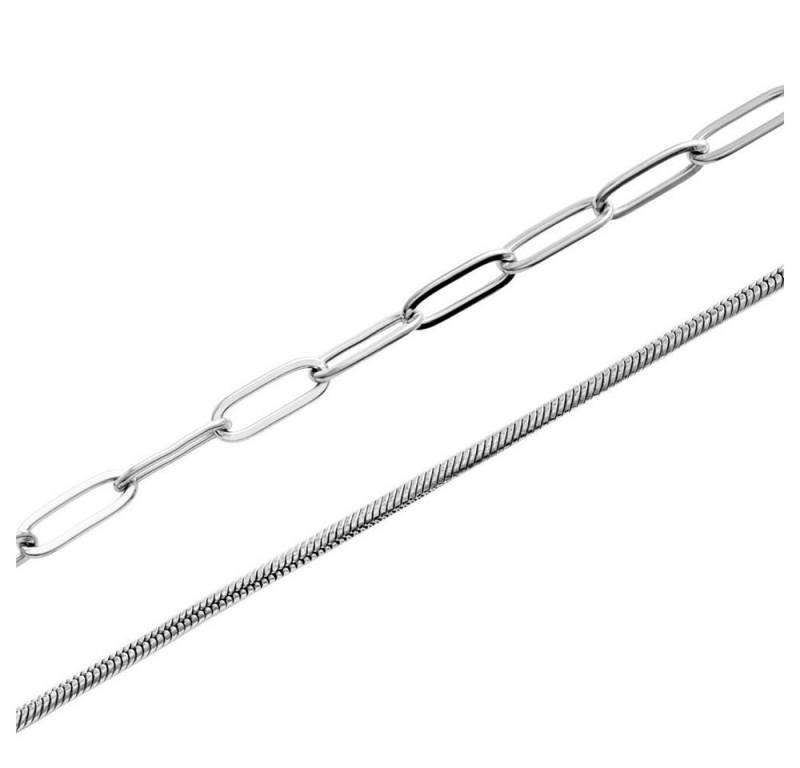 JEWLIX Edelstahlkette Edelstahl Layerkette für Damen von JEWLIX von JEWLIX