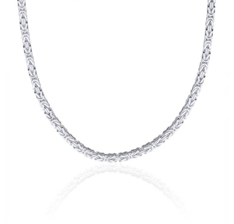 JEWLIX Königskette 4,2 mm Königskette in Vierkant-Form aus Sterlingsilber von Unique von JEWLIX