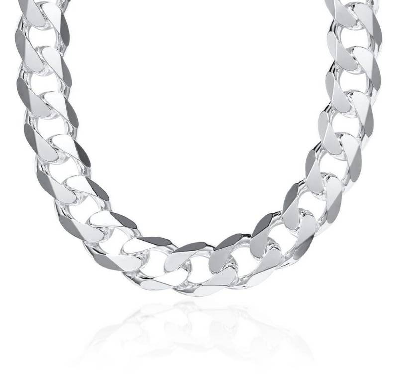 JEWLIX Panzerkette JEWLIX Herren Panzerkette 15mm massiv 925 Silber 50cm von JEWLIX
