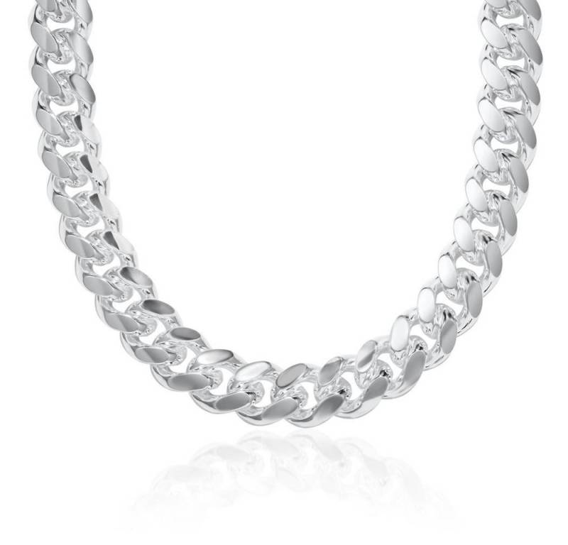 JEWLIX Panzerkette OVA Panzerkette Herren Unique 925er Silber 12 mm (Länge: 55cm) von JEWLIX