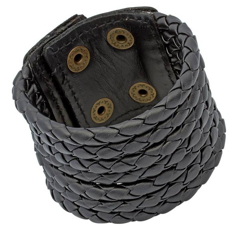 JEWLIX Lederarmband 7-Strängiges-Echtleder Unique Armband im coolen Design LB0346 von JEWLIX