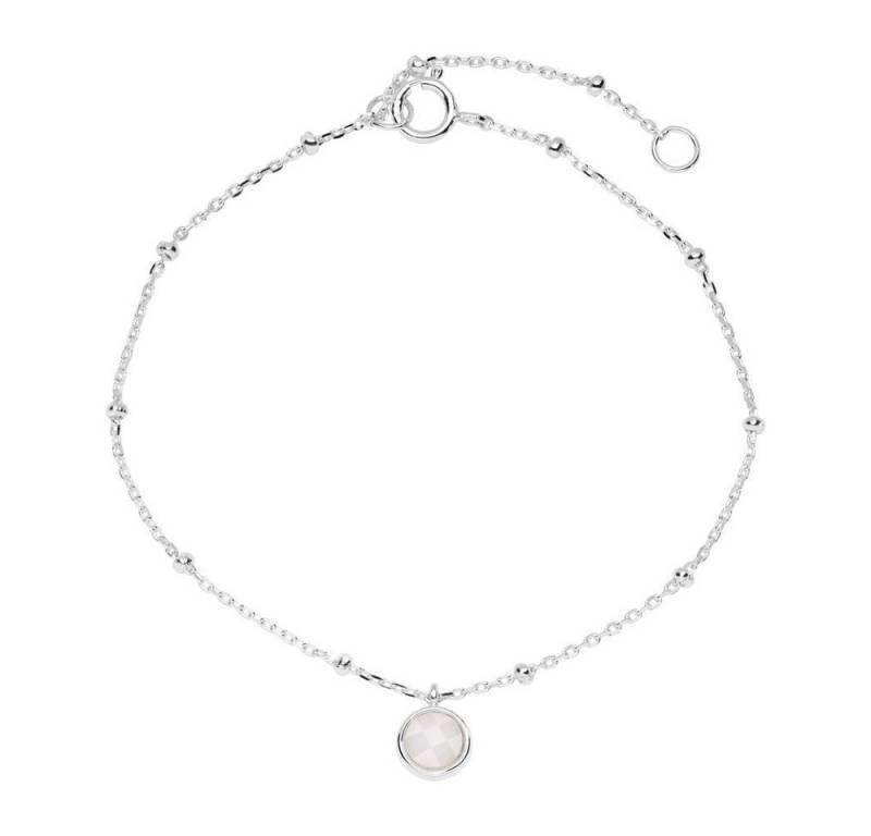 JEWLIX Silberarmband 925er Silber Armband für Damen von JEWLIX mit Schmuckstein, weiß von JEWLIX