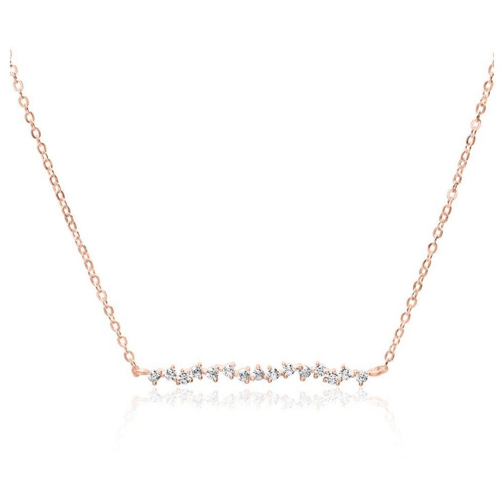 JEWLIX Silberkette Kette für Damen von JEWLIX aus 925er Silber, rosévergoldet von JEWLIX