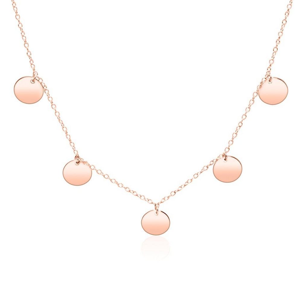 JEWLIX Silberkette Kette für Damen von JEWLIX aus rosévergoldetem 925er Silber von JEWLIX