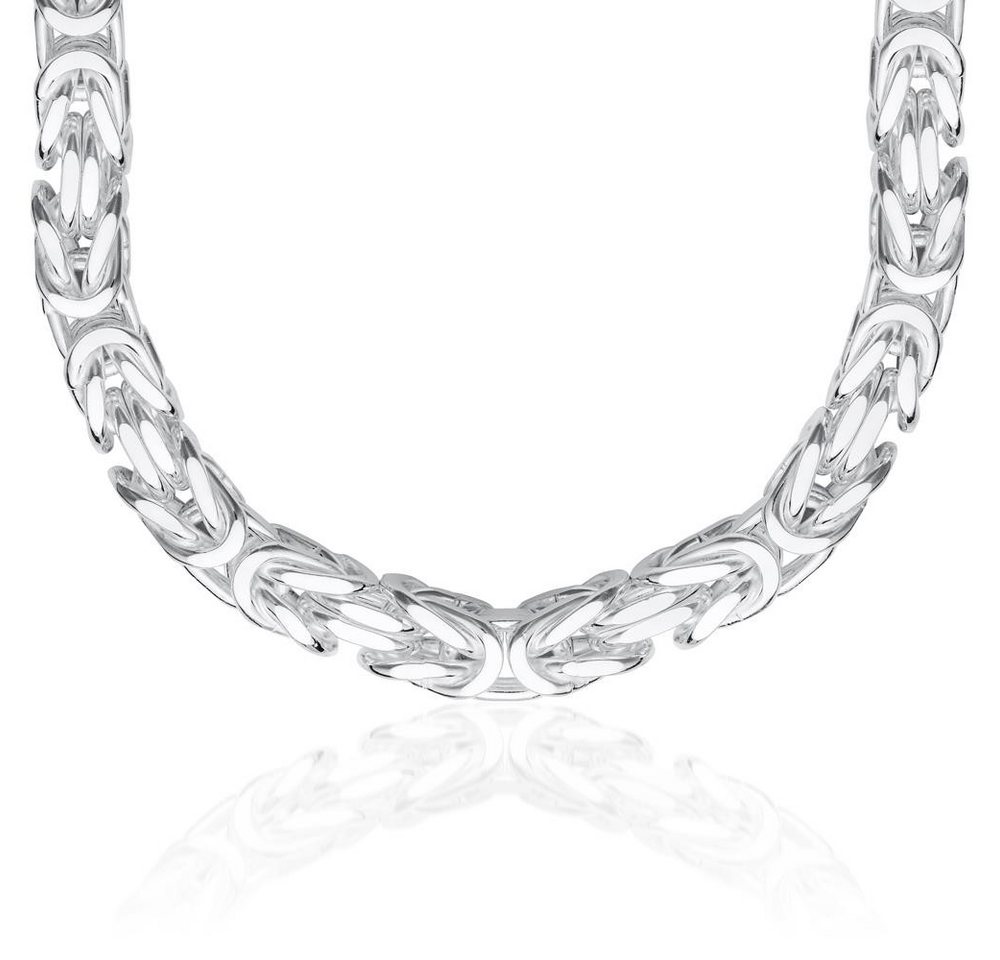 JEWLIX Silberkette Massive Königskette aus 925 Sterlingsilber-10 mm-Halskette für Herren von JEWLIX