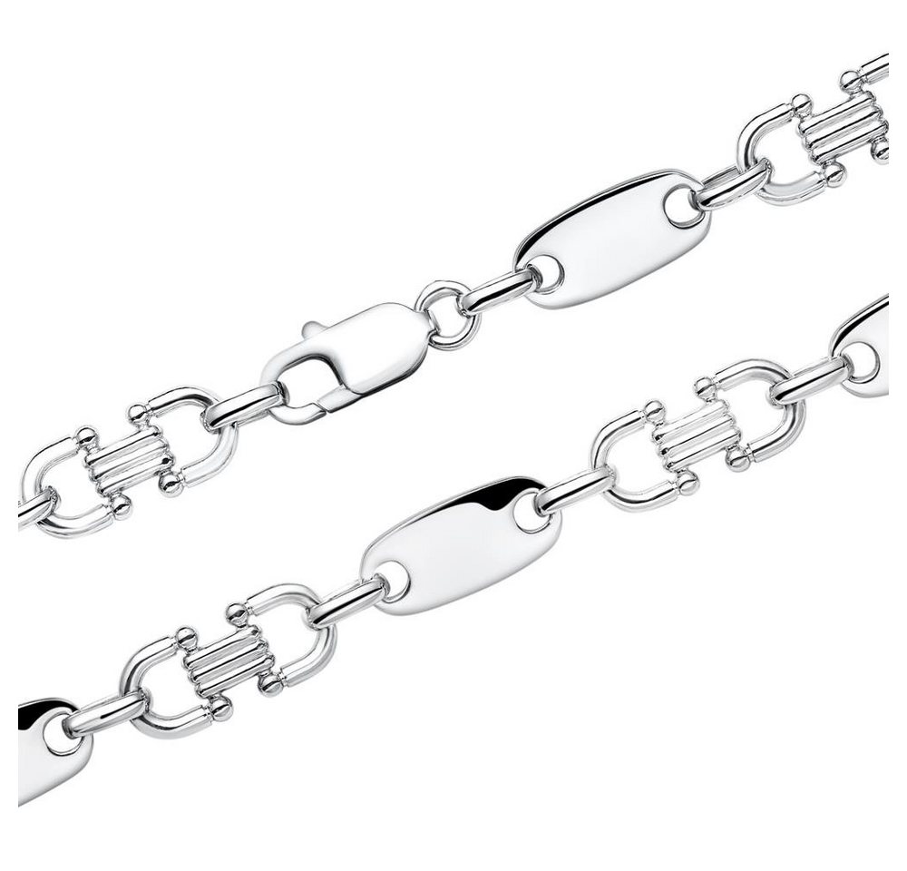 JEWLIX Silberkette Plattenkette für Herren aus Sterlingsilber von JEWLIX