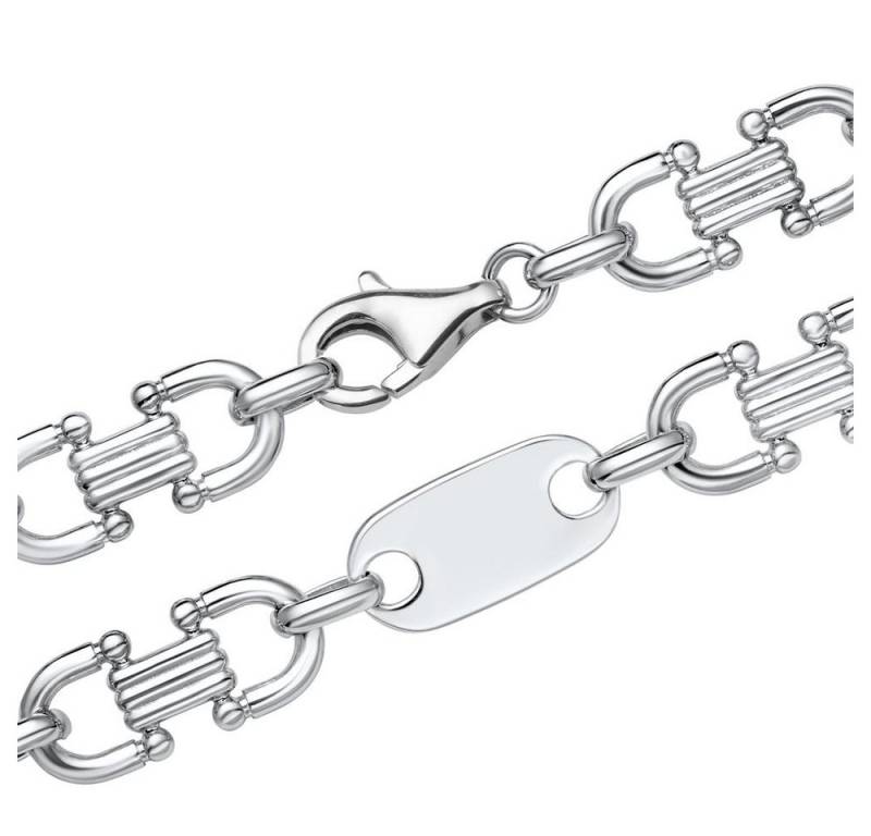JEWLIX Silberkette Sterlingsilber Plattenkette für Herren von JEWLIX