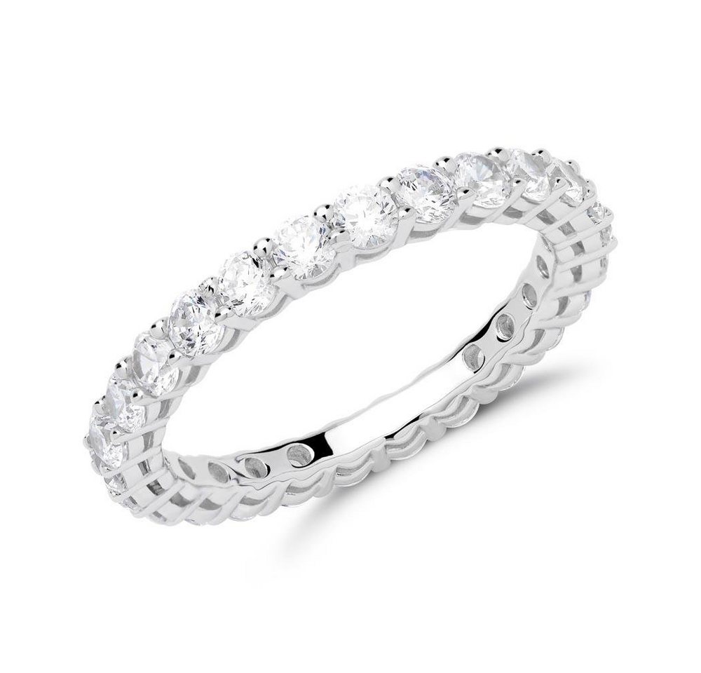 JEWLIX Verlobungsring Eternityring aus Sterlingsilber mit Zirkonia VR0163 von JEWLIX