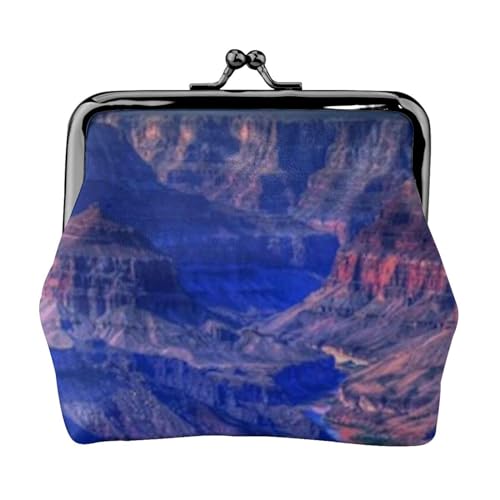 Beauty Grand Canyon Print Multifunktionale Münzbörse Mode Münze Geldbörse Karte Tasche Unisex, Schwarz , Einheitsgröße von JEWOSS