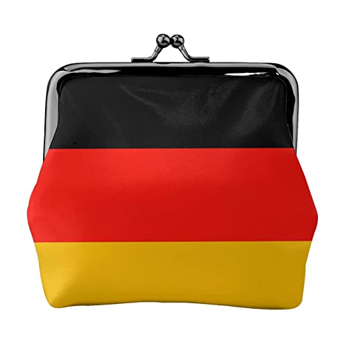 Deutschland Flagge Drucken Multifunktionale Geldbörse Mode Münze Geldbörse Karte Tasche Unisex, Schwarz , Einheitsgröße von JEWOSS