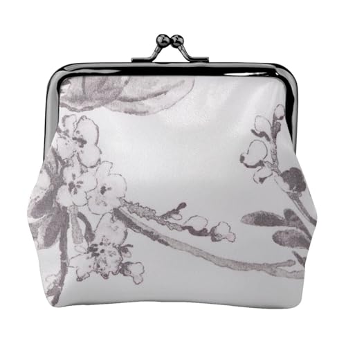 Floral Graphit Print Multifunktionale Geldbörse Mode Münze Geldbörse Karte Tasche Unisex, Schwarz , Einheitsgröße von JEWOSS